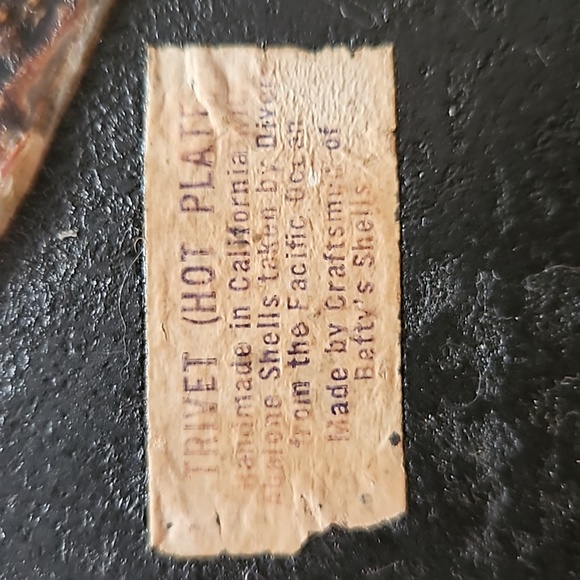 Vintage Trivet Hot Plate Handmade in California - Picture 6 of 10